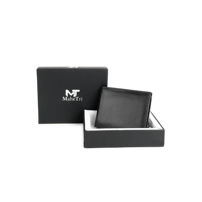 Black Slim Leather Wallet - Limited Edition