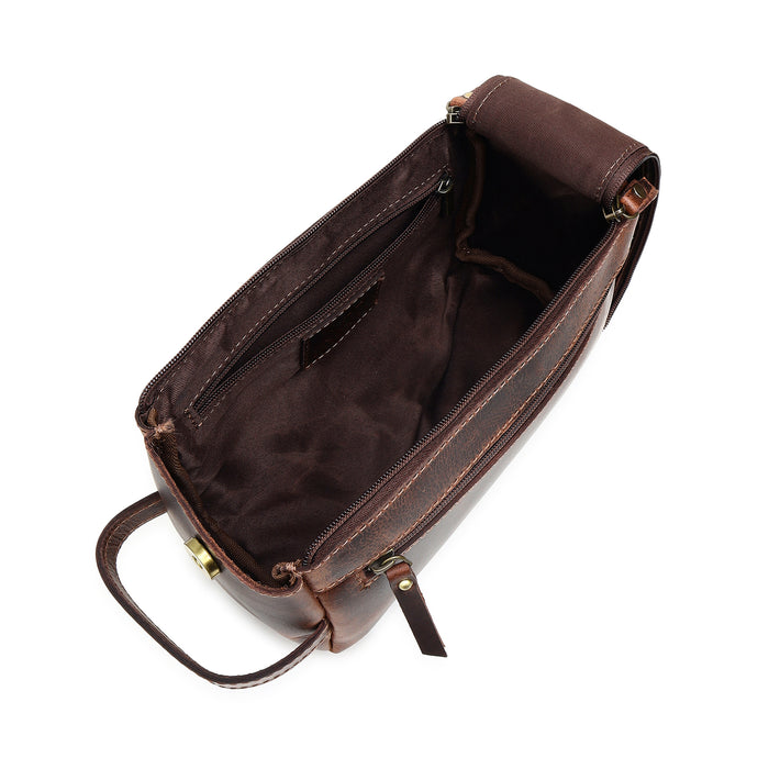 The Rustic Brown Toiletry