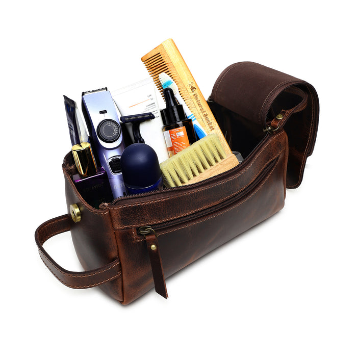 The Rustic Brown Toiletry