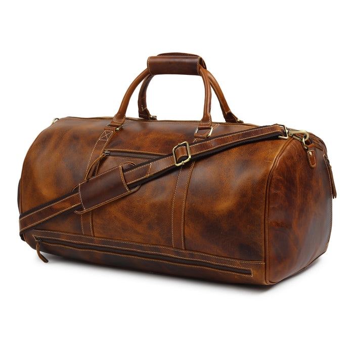 Heritage Buffalo Leather Duffel Bag