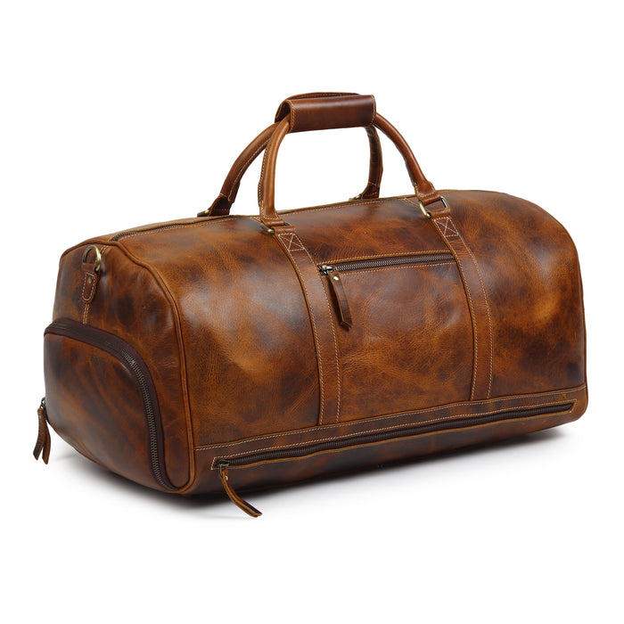 Heritage Buffalo Leather Duffel Bag