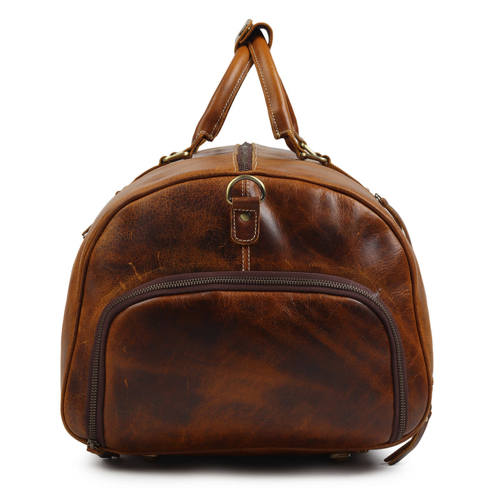 Heritage Buffalo Leather Duffel Bag