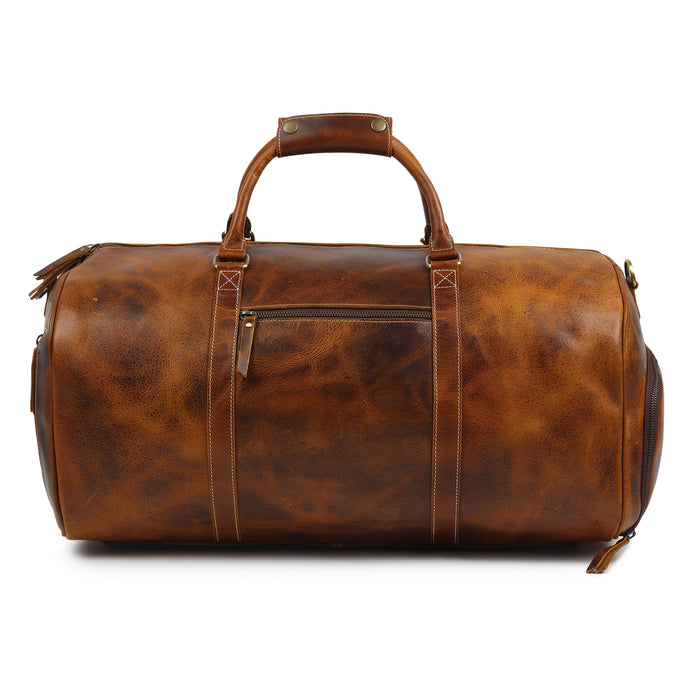 Heritage Buffalo Leather Duffel Bag