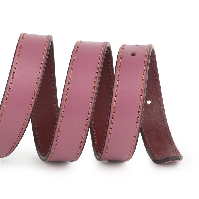 Women's Slim Leather Belt-Viola Purple