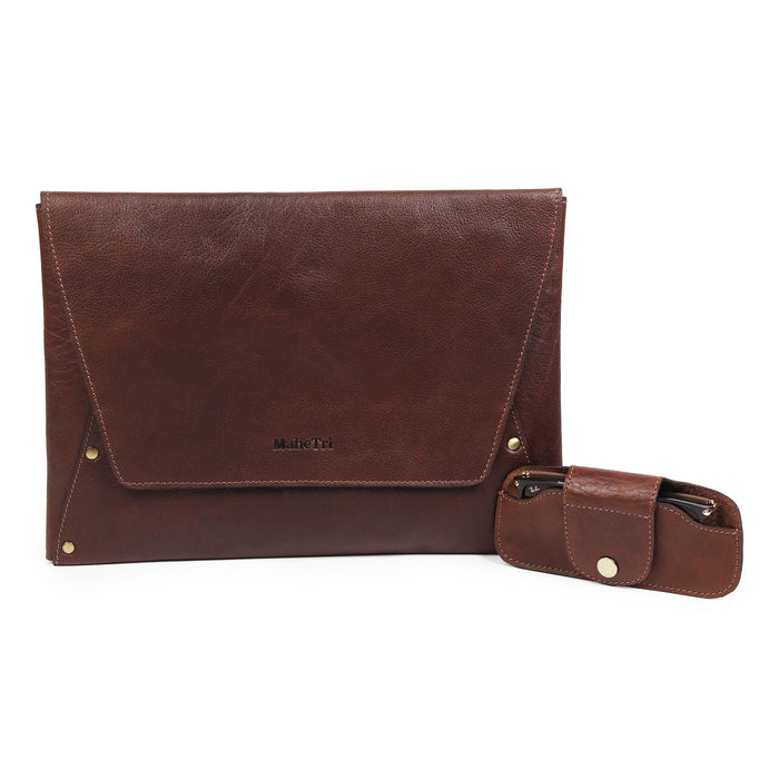 Urban Craft Leather Laptop Sleeve Combo