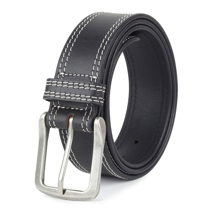 Midnight Ranger Black Leather Belt