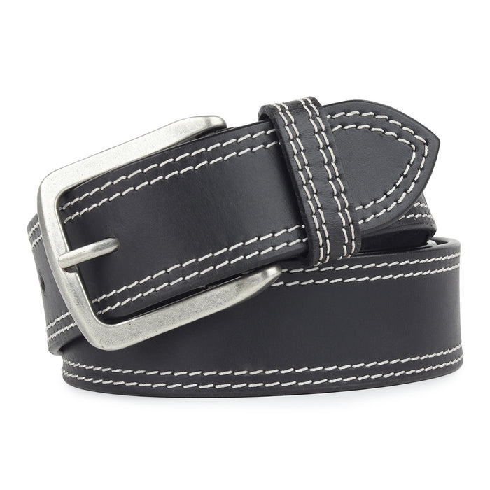 Midnight Ranger Black Leather Belt