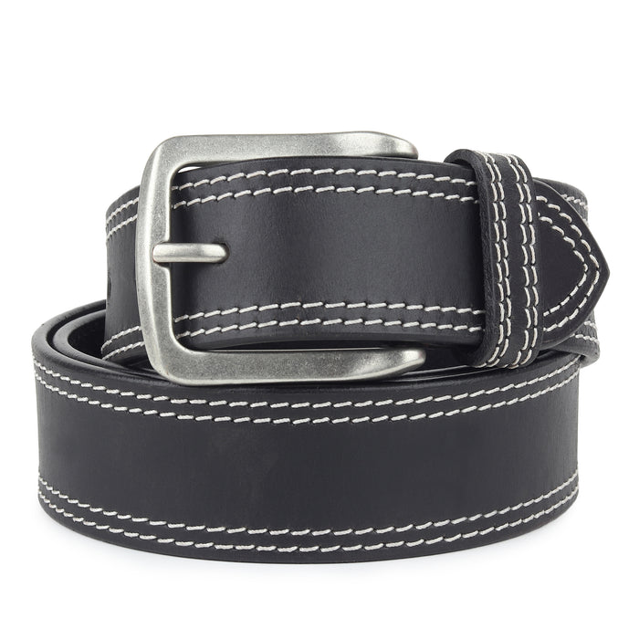 Midnight Ranger Black Leather Belt