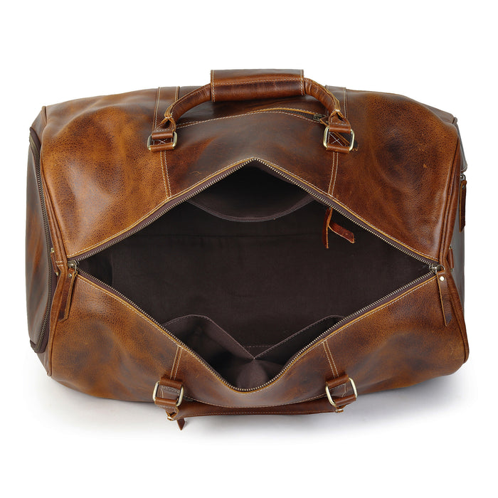 Heritage Buffalo Leather Duffel Bag