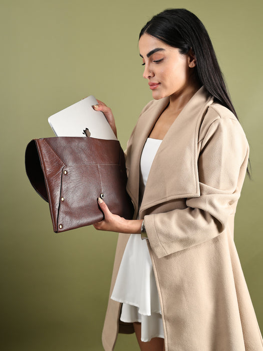 Urban Craft Leather Laptop Sleeve Combo