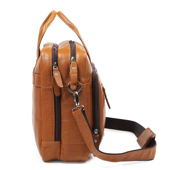 Professional Leather Travel Briefcase