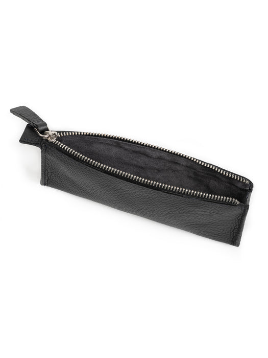 Black Leather Stationery Case