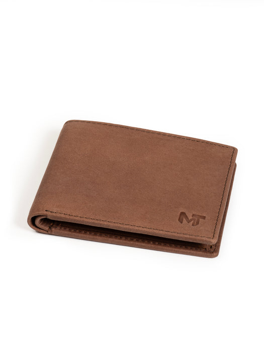 Tan Brown Slate Wallet - Mat finish