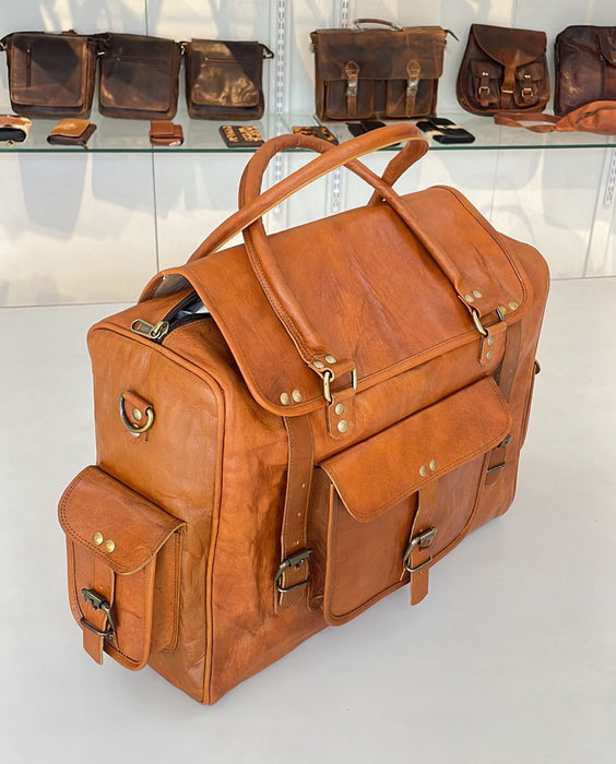 Walker Leather Office Travel Bag