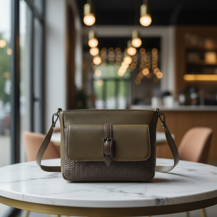 Metro Leather Crossbody Bag
