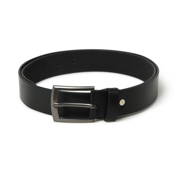 Minimalist Black Leather Belt