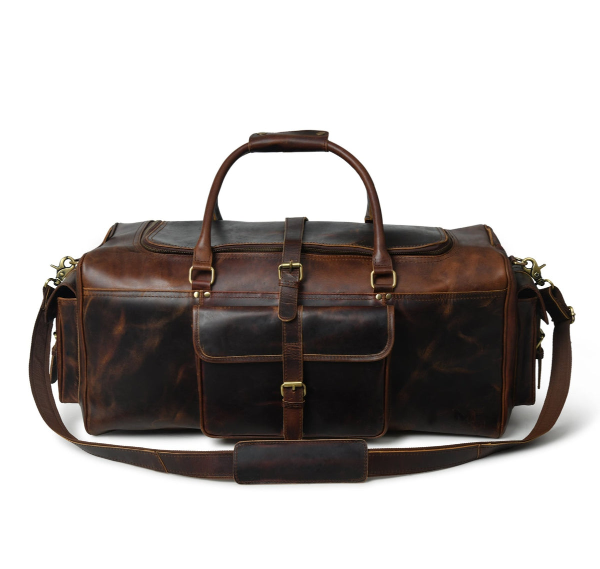 Genuine Leather Travel Duffle Bag | Leather Travel Bag | MaheTri