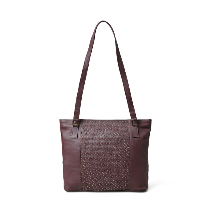 Cocoa Infusion Tote Leather Bag