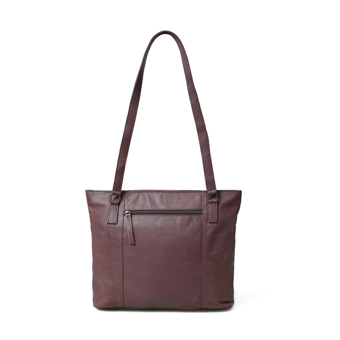 Cocoa Infusion Tote Leather Bag