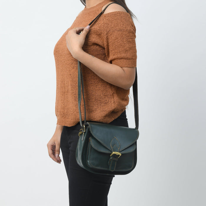 The Molina Satchel- Green