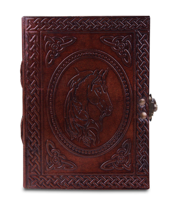 Unicorn Embossed Leather Paper Journal 5 x 7 Inch Classy Leather Bags 