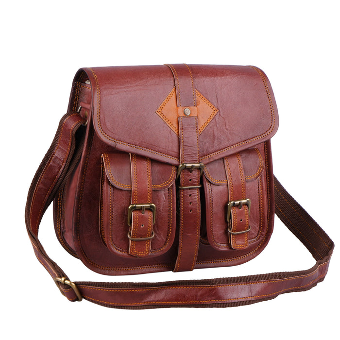 Real Leather Satchel Bag For Women