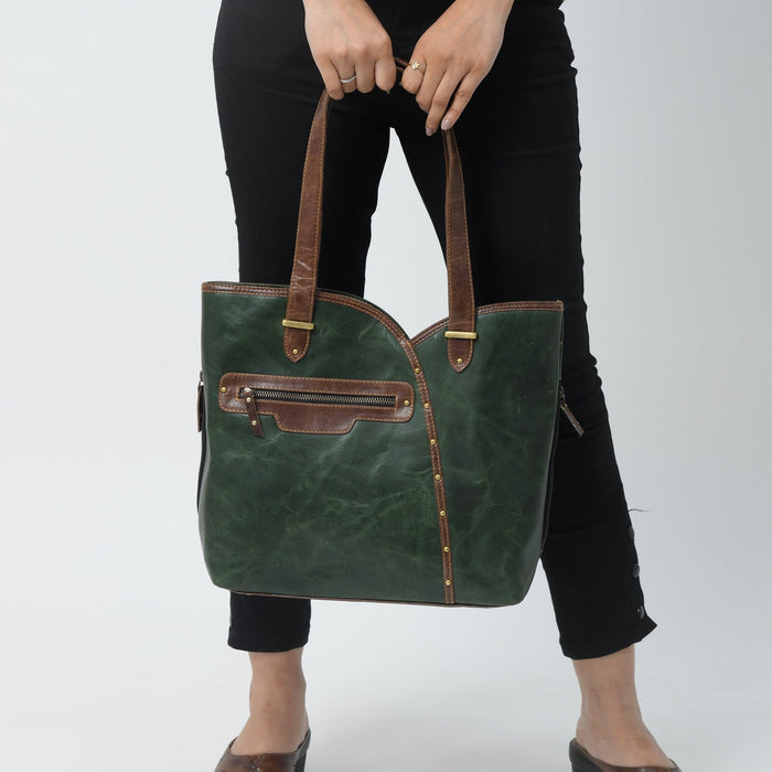 The Riley Handbag- Green