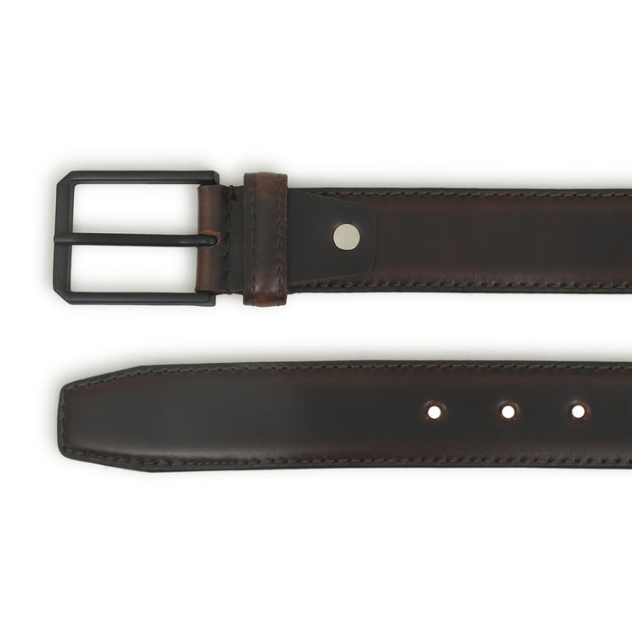 Hickory Brown Leather Belt
