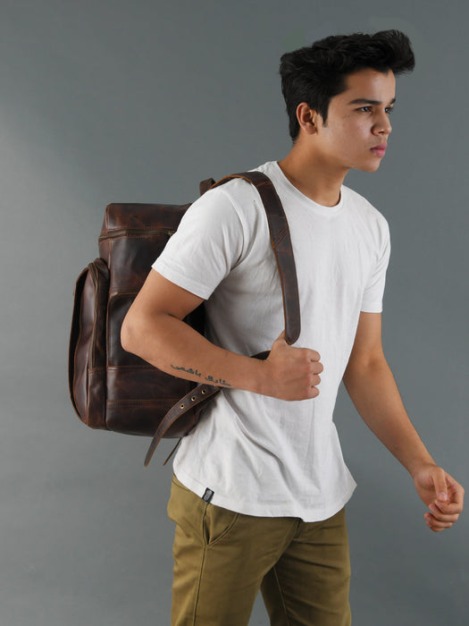 Alpha Brown Backpack