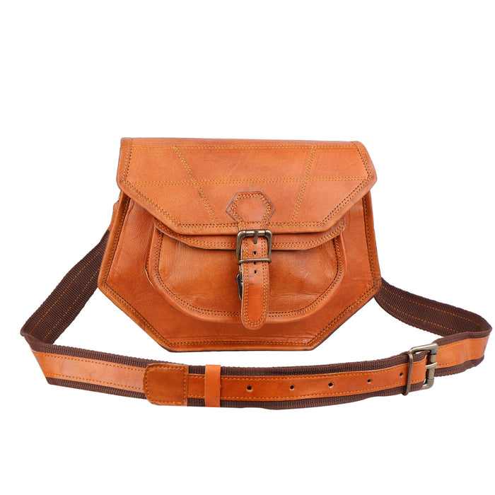 Women's Brown Real Leather Purse