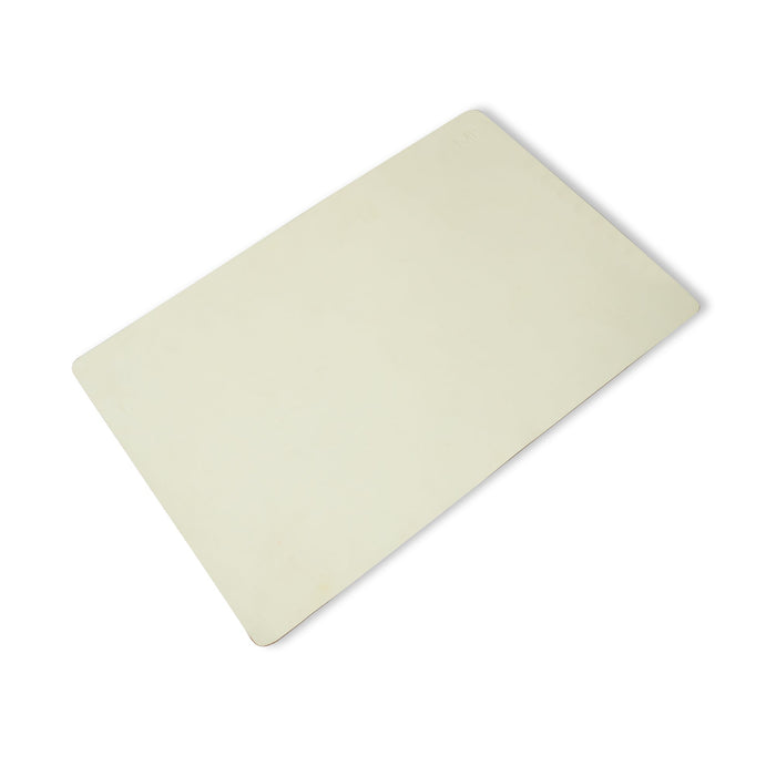 Ivory Elegance Leather Desk Mat + Mouse Pad