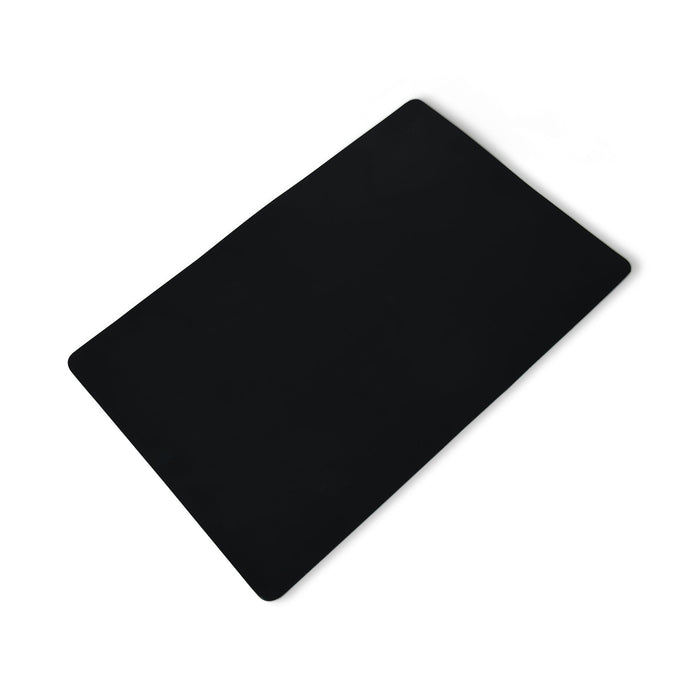 Noir Opulence Black Leather Desk Mat + Mouse Pad