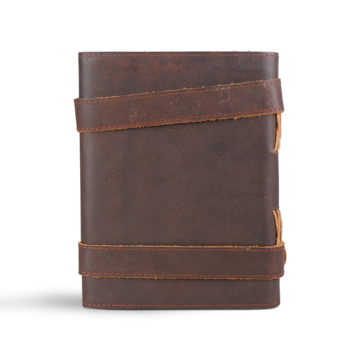 Vintage Dark Brown Leather Journal
