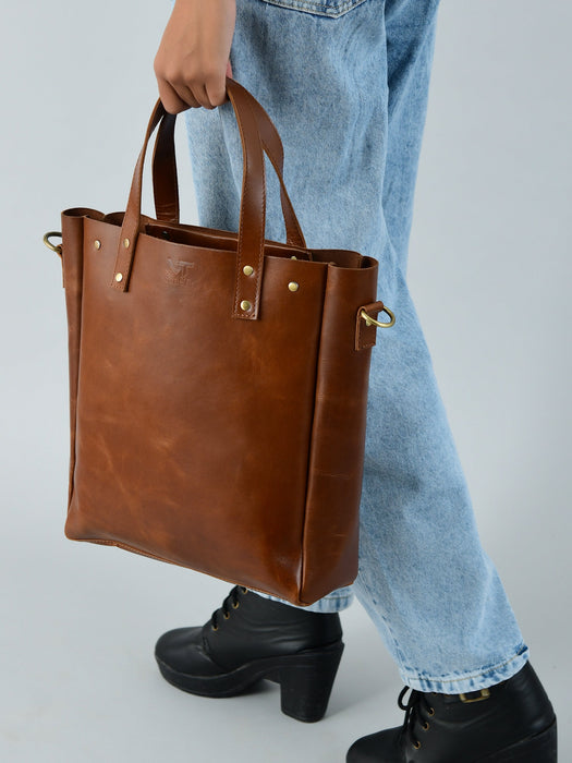 Executive Elegance Crossbody Tote