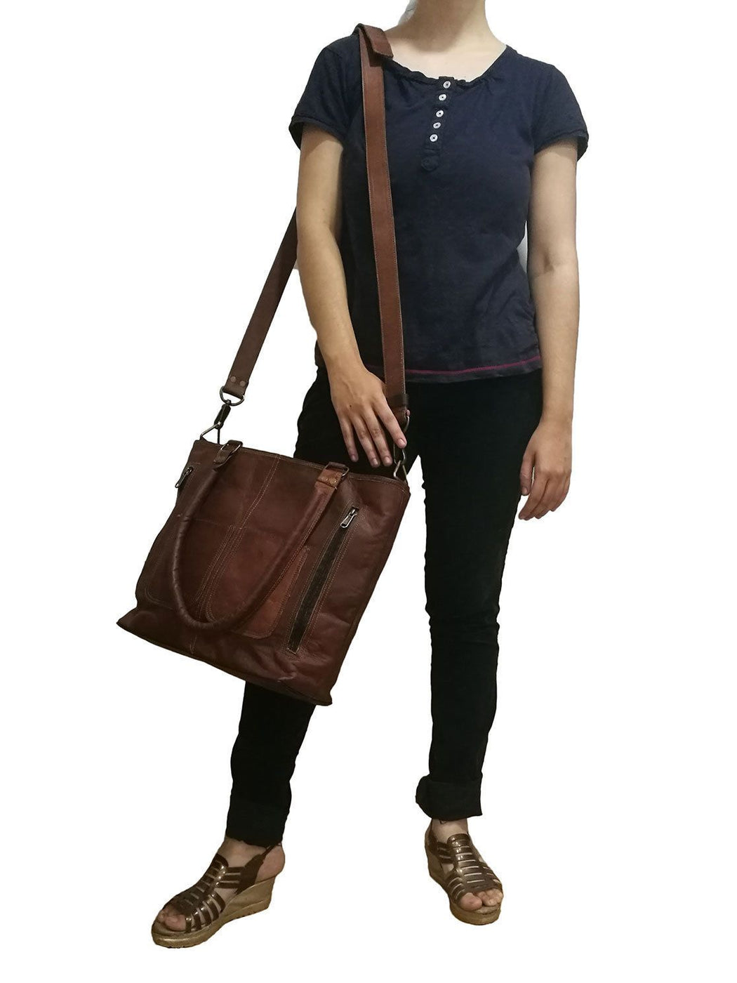 Terry Women's Shoulder Bag | Leather Tote Bag | Handbag | MaheTri