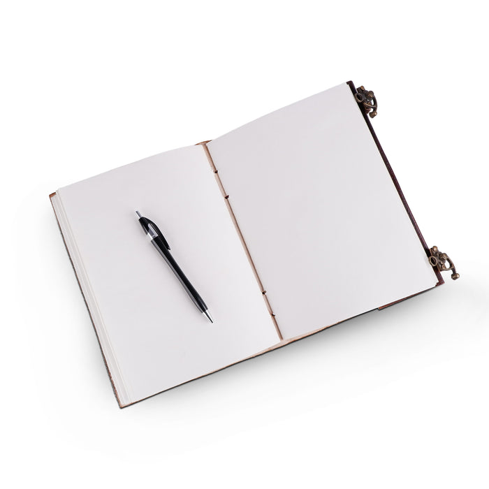 Handcrafted Vintage Leather Journal | Infinity 7 Stones Handmade ...
