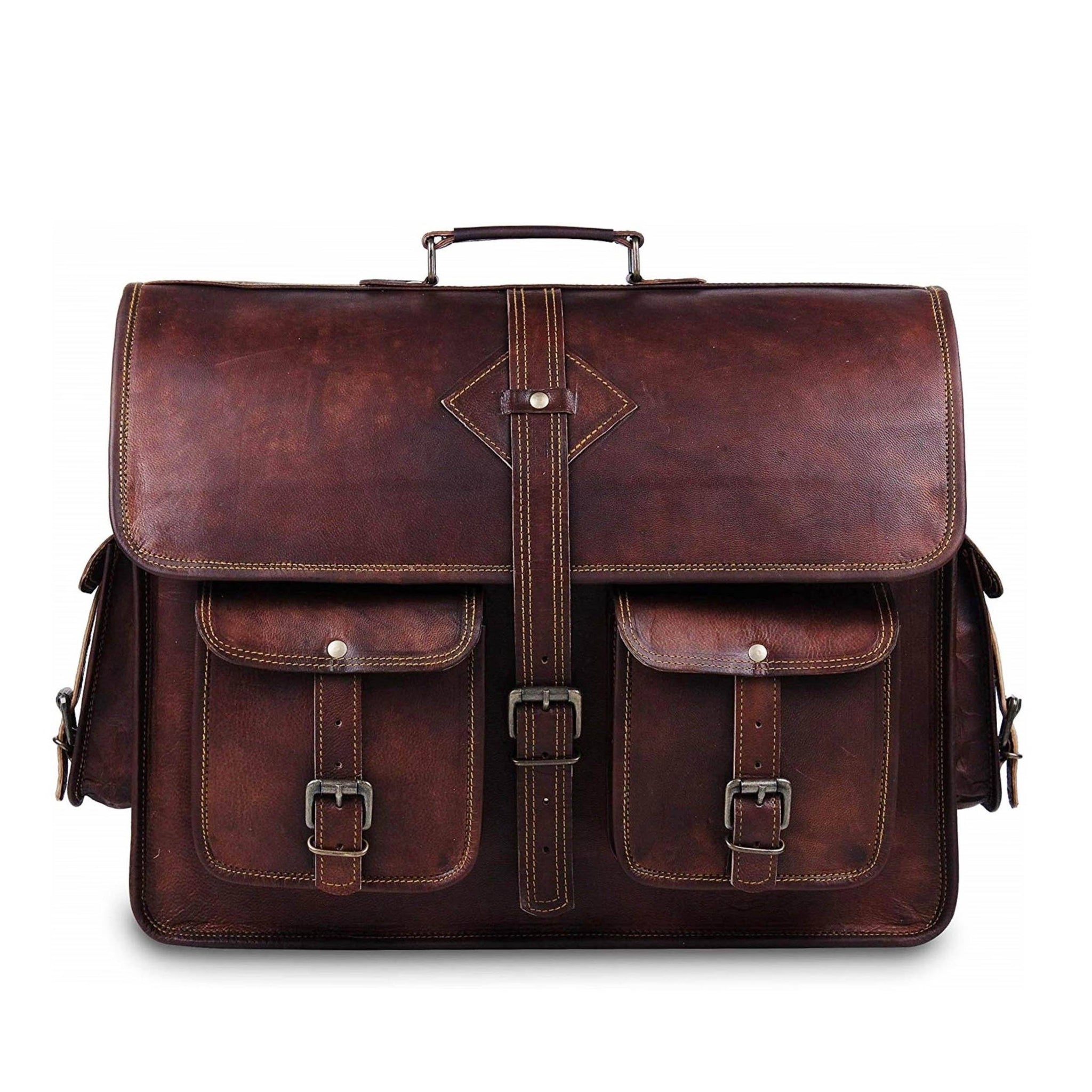 Leather Laptop Bags | Handcrafted From Premium Animal Skin | MaheTri