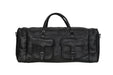 Oversized Black Leather Duffel Weekender Travel Bag Classy Leather Bags 