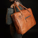 Vintage Brown Executive Leather Briefcase Classy Leather, Inc 