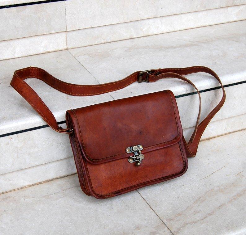 Leather Crossbody Purse | Mini Leather Crossbody Bag | Commergo