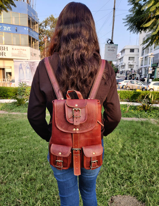 Buy Leather Backpacks Online In India At Best Price