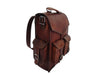 2-in-1 Leather Convertible Briefcase Backpack Crossbody Laptop Bag Classy Leather Bags 