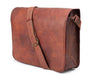 Full Flap Leather Messenger Bag Classy Leather Bags 